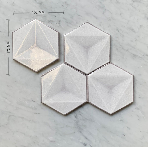 Parma Perla Italian Hexagon Porcelain