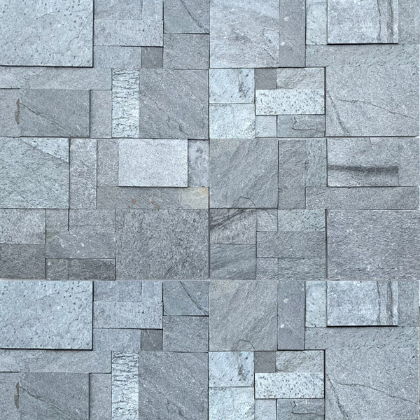 Modular Silver Quartzite Cladding