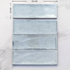 Rustic Forest Green Spanish Subway Ceramic 300x100 - Stone and Tile Projects 