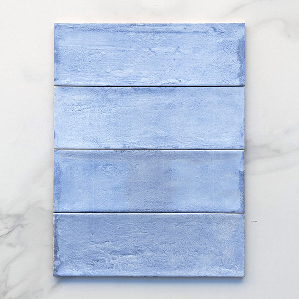 Rustic Sea Blue Spanish Subway Ceramic 300x100