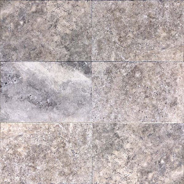 SILVER TUMBLED TRAVERTINE VARIATION