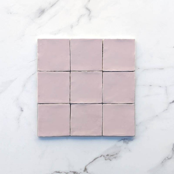 Soft Pink Matt Moroccan Porcelain 100x100