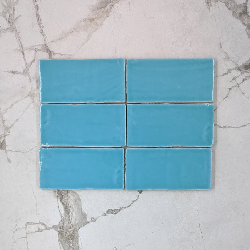 Turquoise Moroccan Porcelain 150x75