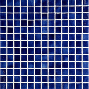 Niebla 2503-D Royal Blue Glass Mosaic Pool Tile