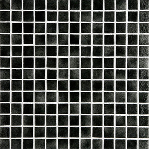 Niebla 2501-B Black Glass Mosaic Pool Tile