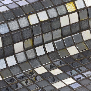 Cocktail San Francisco Glass Mosaic Pool Tile - Stone and Tile Projects 