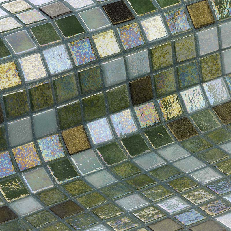 Cocktail Grasshopper Glass Mosaic Pool Tile