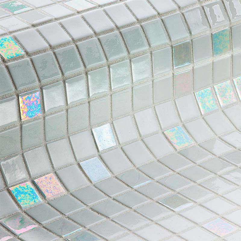 Iris Diamond Glass Mosaic Pool Tile