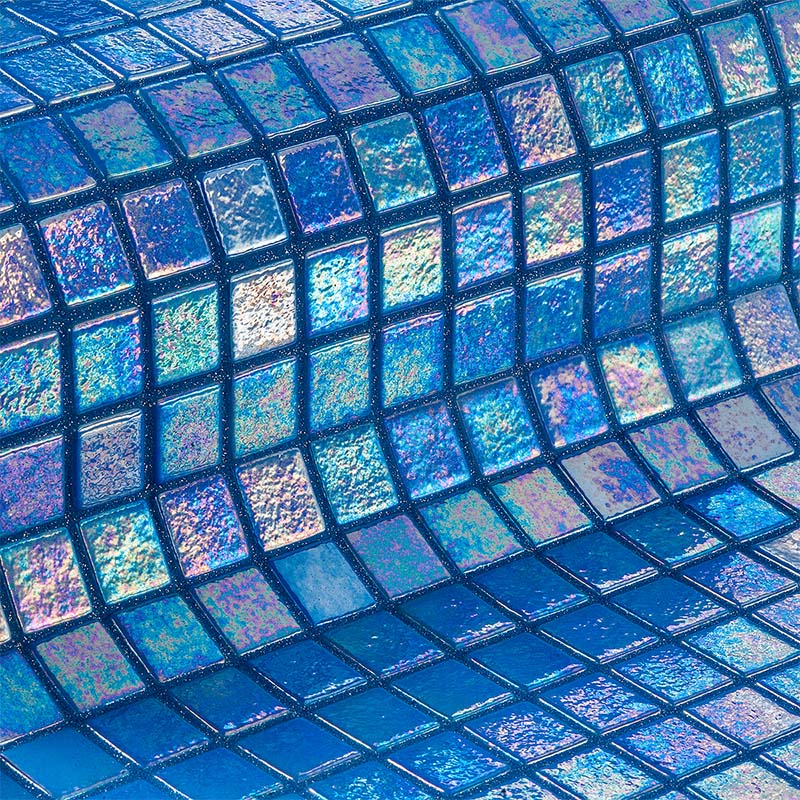 Iris Ocean Glass Mosaic Pool Tile