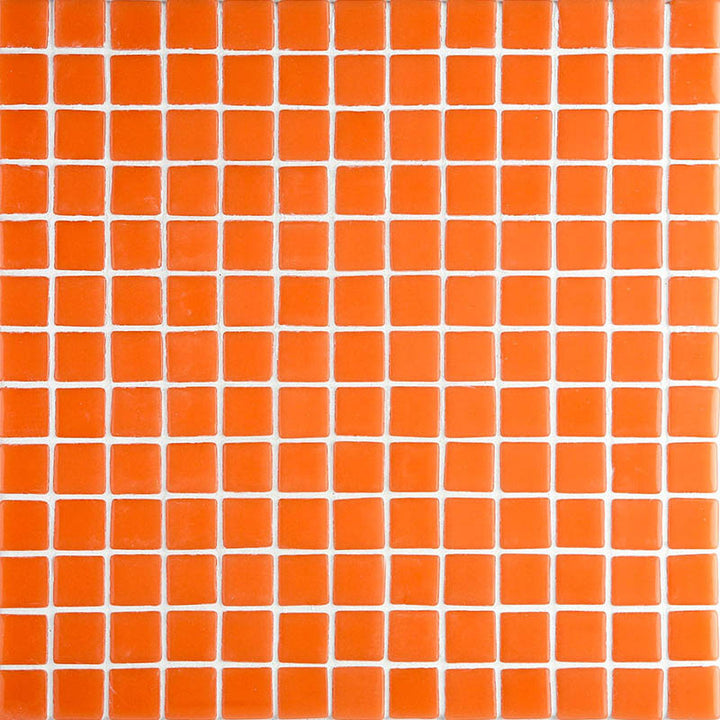 Lisa 2558-B Mediterranean Orange Glass Mosaic Pool Tile