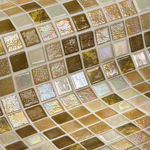 Topping Rasins Glass Mosaic Pool Tile