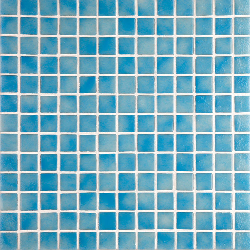 Niebla 2508-A Sky Blue Glass Mosaic Pool Tile