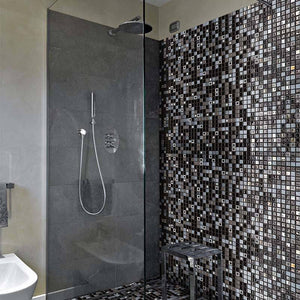 Topping Cookies Glass Mosaic Pool Tile - Stone and Tile Projects 