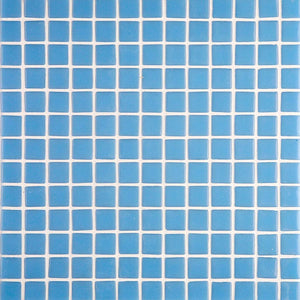 Lisa 2535-A Pale Blue Glass Mosaic Pool Tile