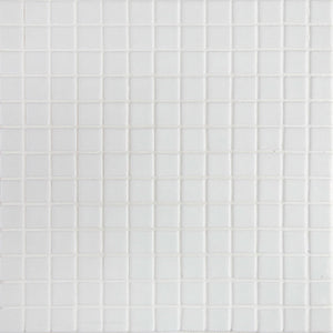 Lisa 2545-A White Glass Mosaic Pool Tile