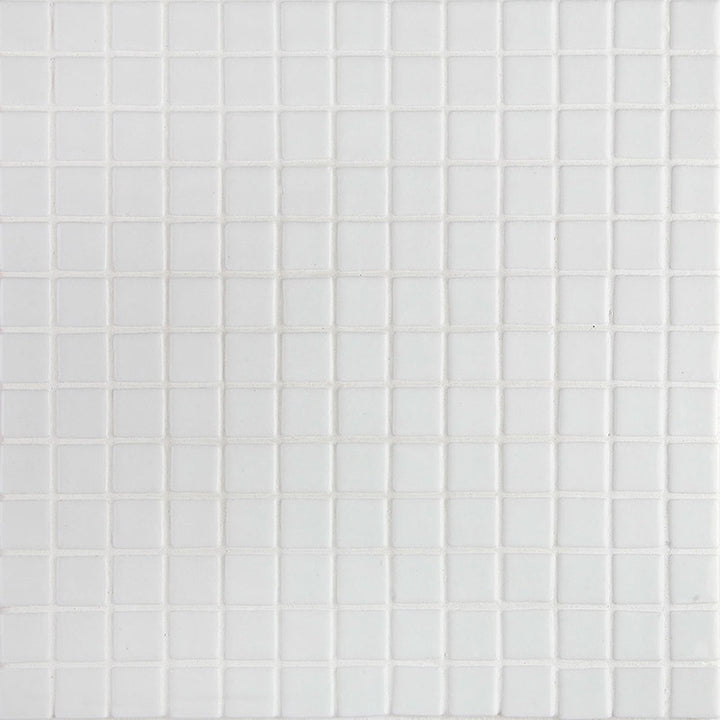Lisa 2545-A White Glass Mosaic Pool Tile