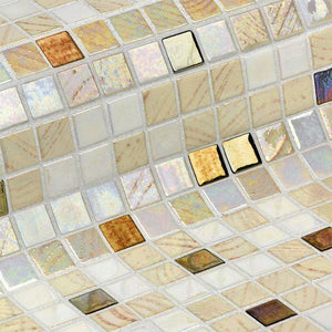 Cocktail Daiquiri Glass Mosaic Pool Tile - Stone and Tile Projects 