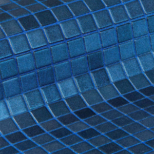 Space Sagittarius Glass Mosaic Pool Tile - Stone and Tile Projects 