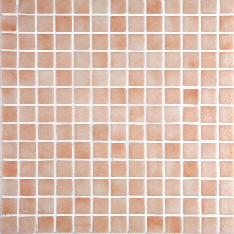 Niebla 2523-B Pale Rose Glass Mosaic Pool Tile