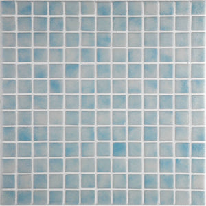 Niebla 2521-B Pale Blue Glass Mosaic Pool Tile