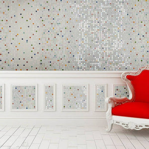Topping Flowers Glass Mosaic Pool Tile - Stone and Tile Projects 