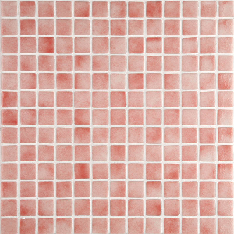 Niebla 2564-B Pale Pink Glass Mosaic Pool Tile