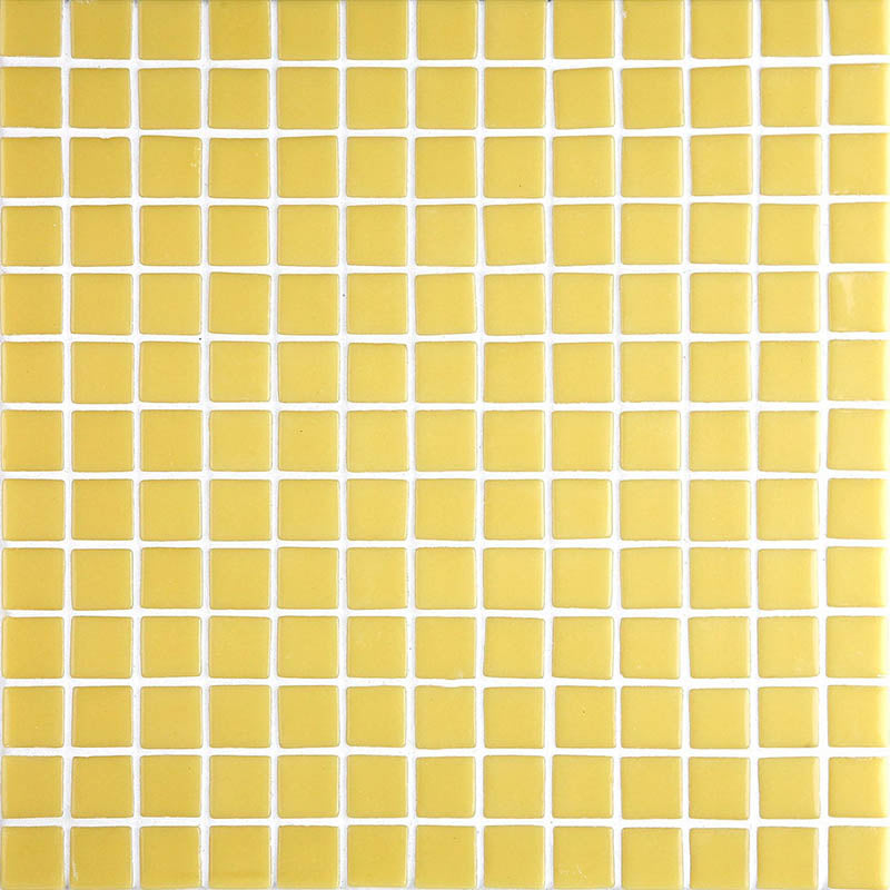 Lisa 2539-B Pale Yellow Glass Mosaic Pool Tile