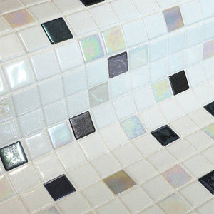 Fosfo Draco Glass Mosaic Pool Tile - Stone and Tile Projects 