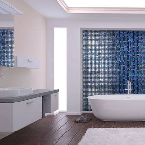 Topping Grapes Glass Mosaic Pool Tile - Stone and Tile Projects 