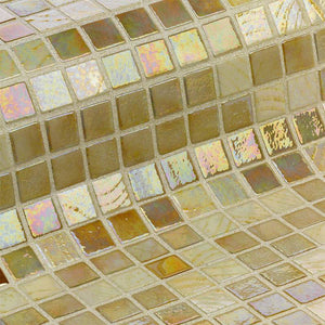 Cocktail Bellini Glass Mosaic Pool Tile - Stone and Tile Projects 