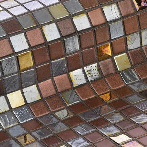Cocktail Bloody Mary Glass Mosaic Pool Tile - Stone and Tile Projects 