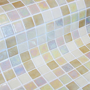 Fosfo Argo Glass Mosaic Pool Tile - Stone and Tile Projects 