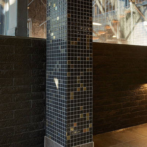 Cocktail Eclipse Glass Mosaic Pool Tile - Stone and Tile Projects 