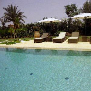 Iris Sahara Glass Mosaic  Pool Tile - Stone and Tile Projects 
