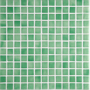 Niebla 2507-A Apple Green Glass Mosaic Pool Tile