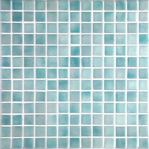 Niebla 2529-B Pale Green Glass Mosaic Pool Tile