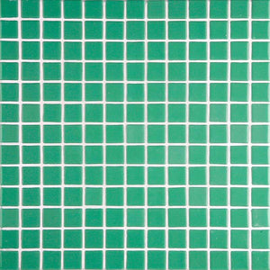 Lisa 2548-C Green Glass Mosaic Pool Tile - Stone and Tile Projects 