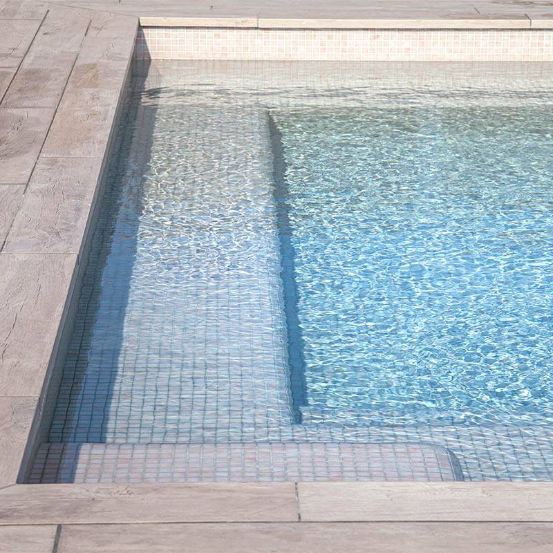 Niebla 2564-B Pale Pink | Buy Glass Mosaic Pool Tile | Australia ...