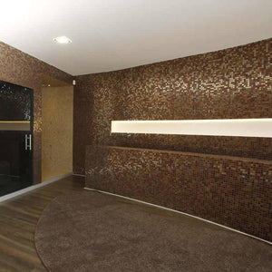 Cocktail Cosmopolitan Glass Mosaic Pool Tile - Stone and Tile Projects 