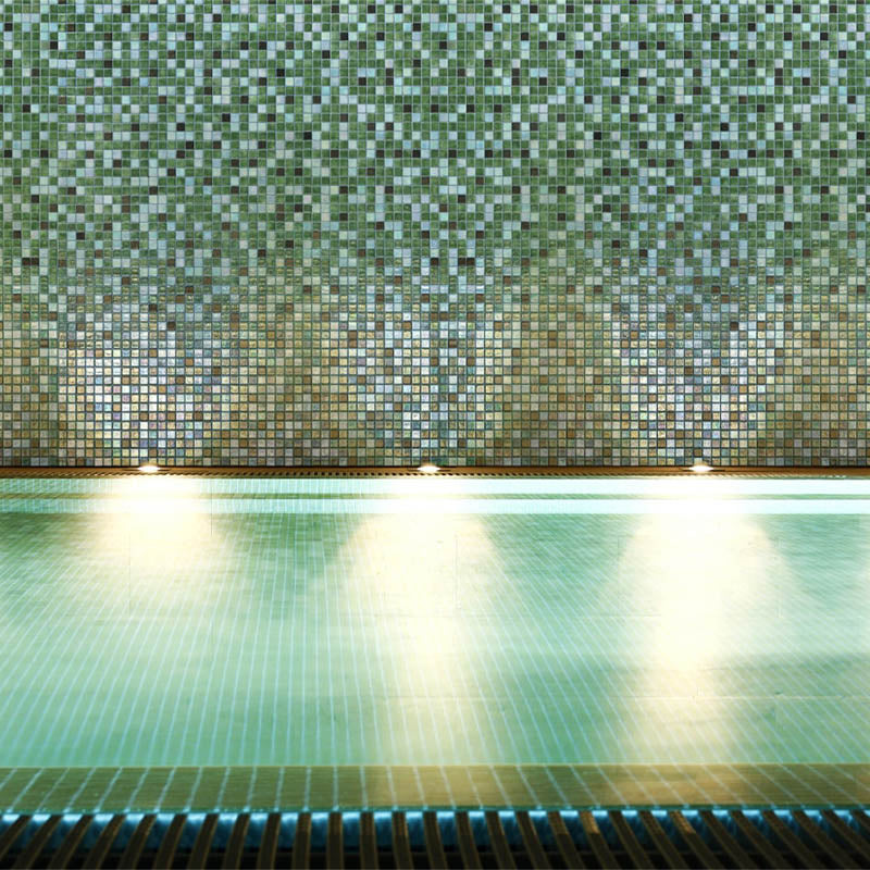 Cocktail Grasshopper Glass Mosaic Pool Tile