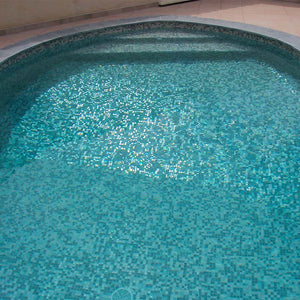 Iris Moon Glass Mosaic Pool Tile