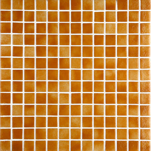 Niebla 2511-A Caramel Glass Mosaic Pool Tile