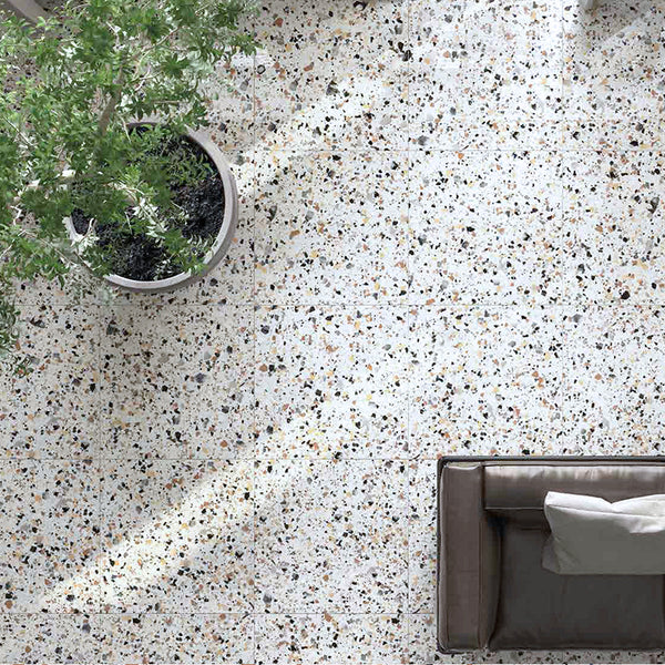 Verona Ivory Vitrified Terrazzo Porcelain