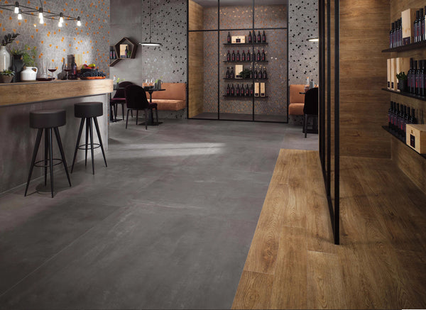 Venetian Concrete Smoke Full Bodied Italian Porcelain