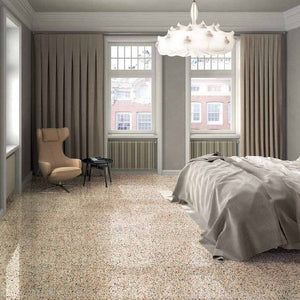 Vicenza Ivory Vitrified Porcelain - Stone and Tile Projects 