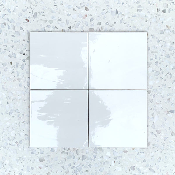 White 147x147 Spanish Porcelain