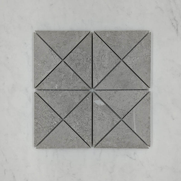 Windmill Med Grey Porcelain Mosaic