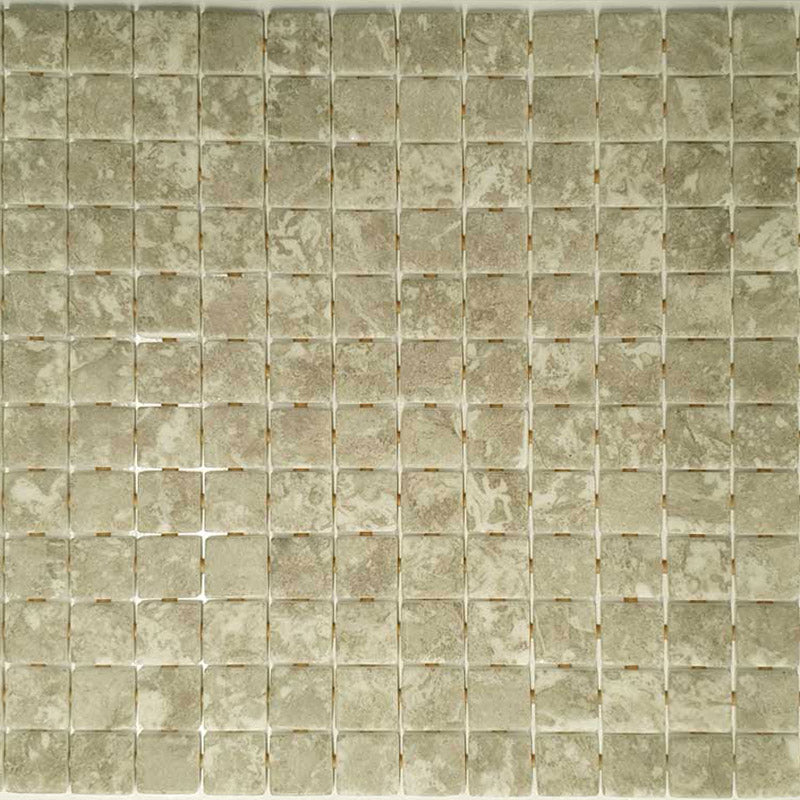 Zen Ash Glass Mosaic Pool Tile