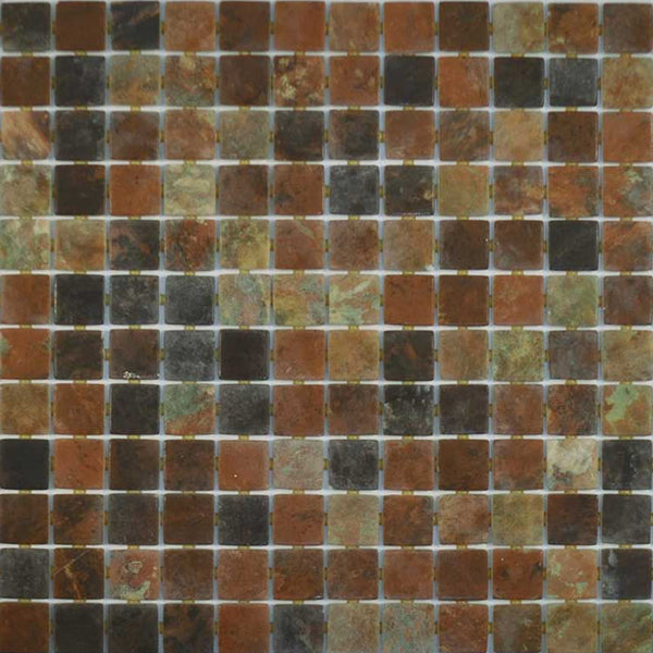 Zen Riverstone Glass Mosaic Pool Tile