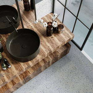 Bianco Sapphire Terrazzo STP 39 - Stone and Tile Projects 